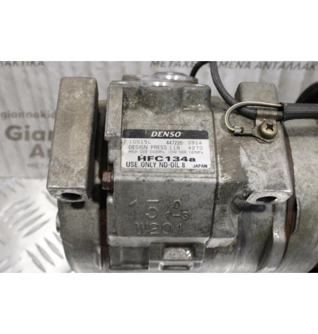 Κομπρεσέρ Aircondition - A/C Κλιματισμός Toyota Avensis 1.6cc 110ps 3ZZ DENSO 447220-3914 1997-2003