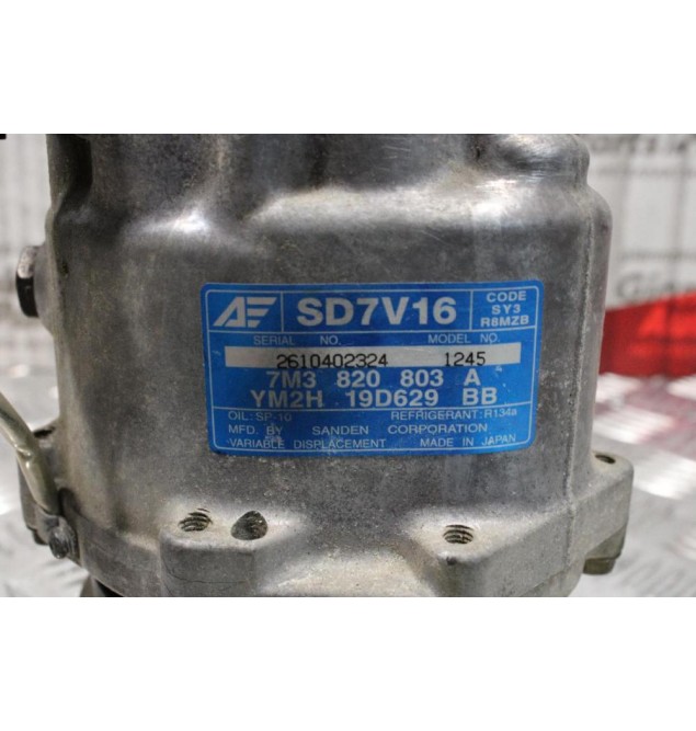 Κομπρεσέρ Aircondition - A/C Κλιματισμός Seat Alhambra 1.9TDI 115ps AWC 1995-2010 7M3820803A YM2H19D629BB 1245 SANDEN
