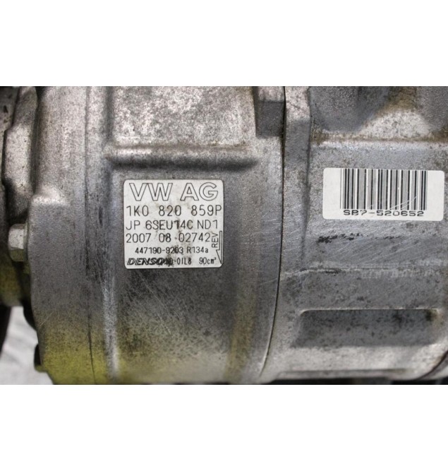 Κομπρεσέρ Aircondition - A/C Skoda Octavia 1.8 TSI BZB  2005-2012 1K0820859P 447190-9203 6SEU14CND1