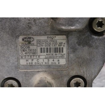 Κομπρεσέρ Aircondition - A/C Κλιματισμός Fiat Brava / Punto / Bravo 1997-2005 MAGNETI M. 592475600 B837 467571680