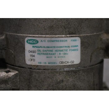 Κομπρεσέρ Aircondition - A/C Κλιματισμός Hyundai Accent 1.5cc 102ps 1997-2002 CBXCA-02 HS-15 F500
