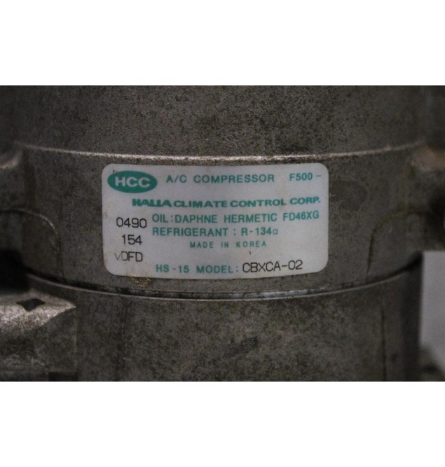 Κομπρεσέρ Aircondition - A/C Κλιματισμός Hyundai Accent 1.5cc 102ps 1997-2002 CBXCA-02 HS-15 F500