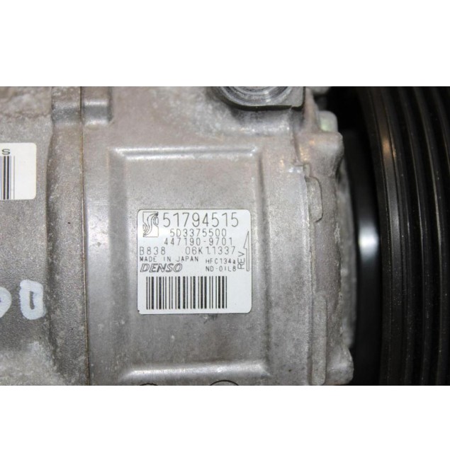 Κομπρεσέρ Aircondition -A/C Κλιματισμός Fiat Grande Punto 198A4000 2001-2010 DENSO 51794515 447190-9701