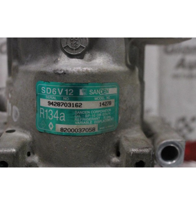 Κομπρεσέρ Aircondition - A/C Κλιματισμός Renault Clio D4F87 2001-2006 8200037058 SANDEN 1427B