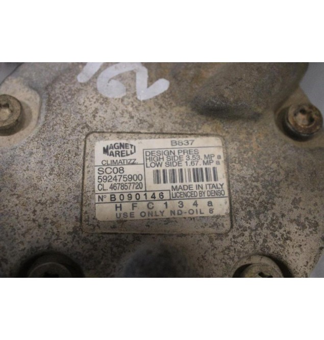 Κομπρεσέρ Aircondition - A/C Κλιματισμός Lancia Ypsilon-Fiat Punto-Bravo 1.2cc 60ps 188A500 1996-2003 467857720 592475900