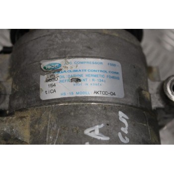 Κομπρεσέρ Aircondition - A/C Κλιματισμός Hyundai Accent G4EA 1.3cc 84ps 1997-2002 AKTCC-04 HS-15 F500