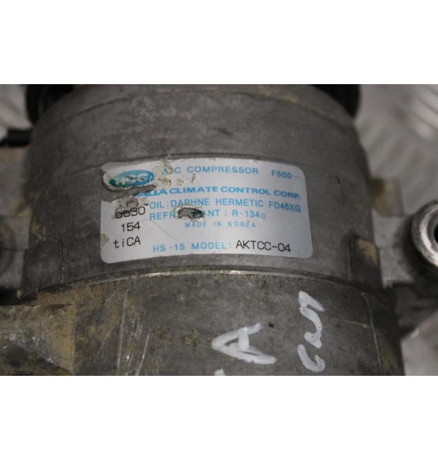 Κομπρεσέρ Aircondition - A/C Κλιματισμός Hyundai Accent G4EA 1.3cc 84ps 1997-2002 AKTCC-04 HS-15 F500