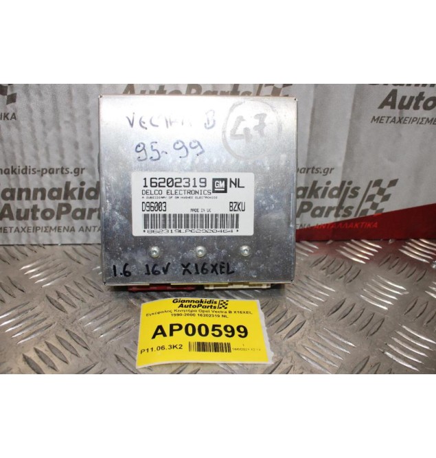 Εγκέφαλος Κινητήρα Opel Vectra Β X16XEL DELCO 1990-2000 16202319 NL