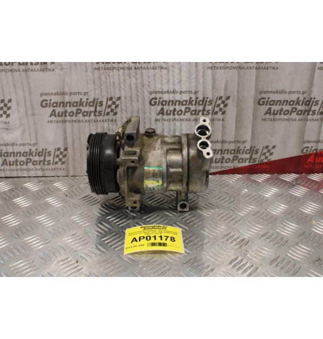 Κομπρεσέρ Aircondition - A/C Κλιματισμός Renault Clio 1.2cc D4F87 2001-2006 8200037058 SD6V12 1427B
