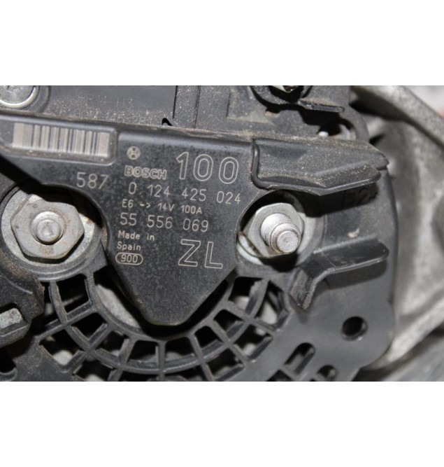 Δυναμό Opel Astra H 1.4cc Z14XE 2003-2010 BOSCH 0124425024 55556069 100A 14V ZL