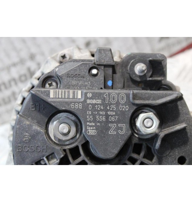 Δυναμό Opel Meriva Z16XEP 2006-2010 BOSCH 0124425020 ZJ 100A