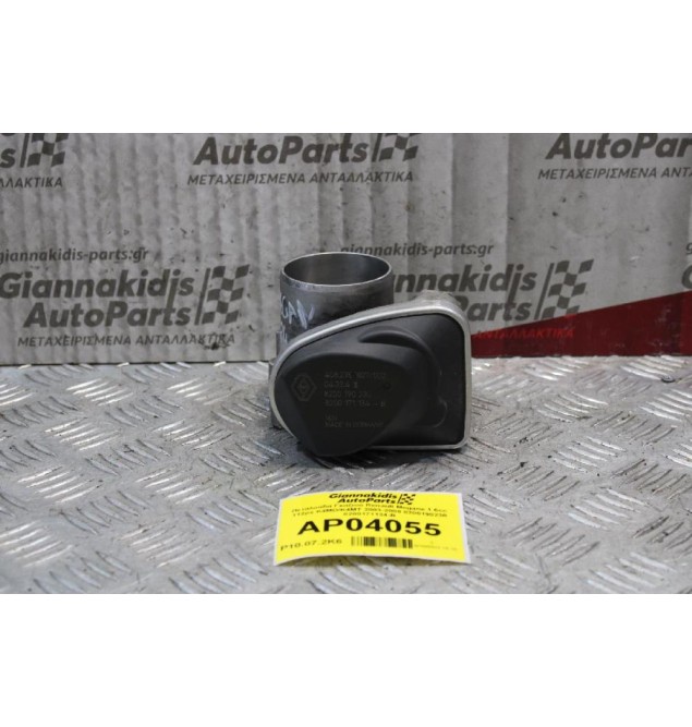 Πεταλούδα Γκαζιού Renault Megane 1.6cc 112ps K4MD/K4MT 2003-2008 8200190230 8200171134-B