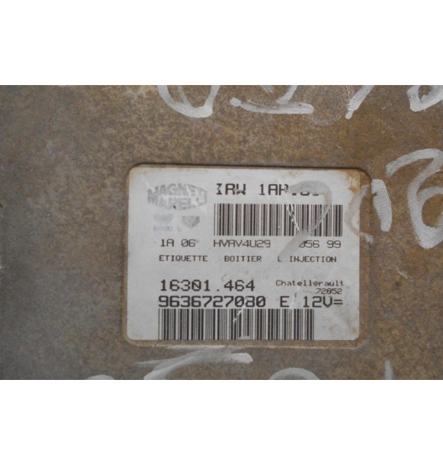 Εγκέφαλος Peugeot 206 1998-2009  9636727080E  16301464