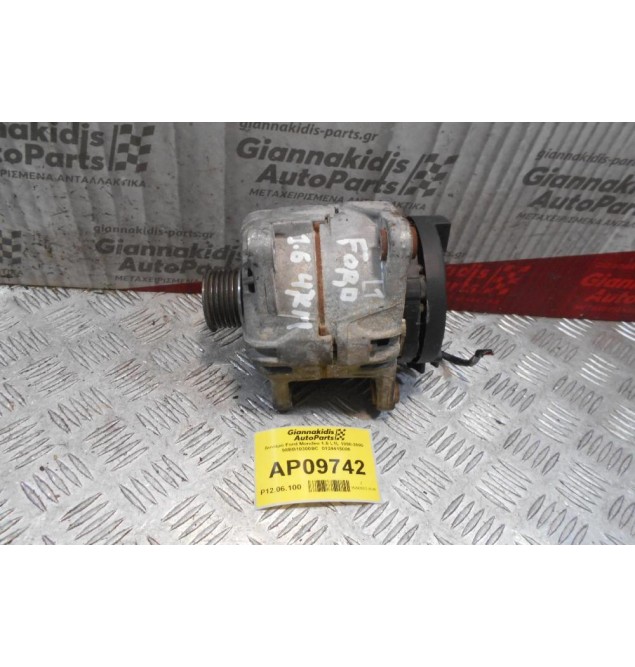 Δυναμό Ford Mondeo 1.6 L1L 1998-2000  98BB10300BC  0124415006