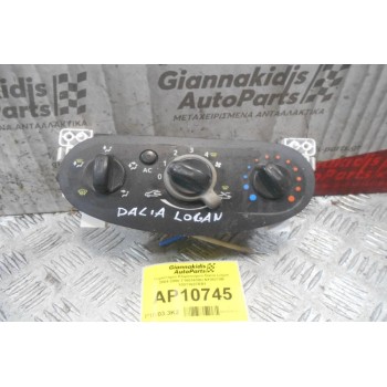 Χειριστήριο Κλιματισμού Dacia Logan 2004-2008 T1001639U N108278B 10011607RB1 (10pins)