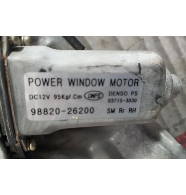 Γρύλλος - Μηχανισμός Παραθύρου Με Μοτερ Πισω Δεξια Hyundai Santa Fe 2000-2004 98820-26200