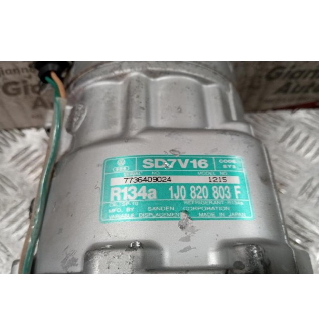Κομπρεσέρ Aircondition Volkswagen Polo Κωδ.Κινητηρα AUD 1997-2001 1J0820803F
