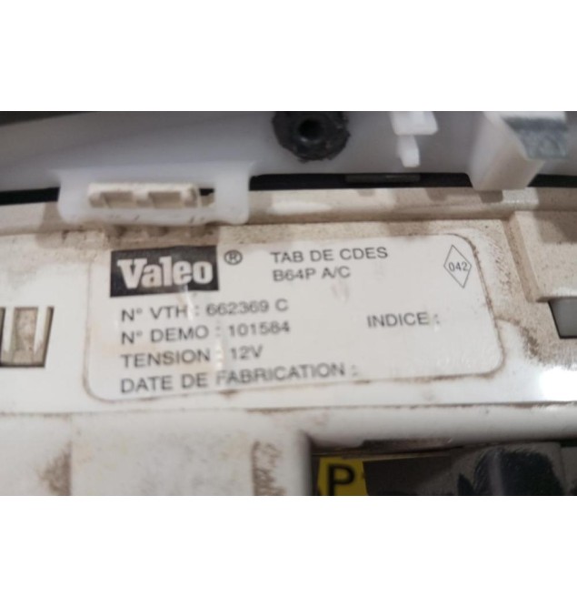 Χειριστήριο Κλιματισμού Renault Megane I 1996-2002 662369C 13+4 pins