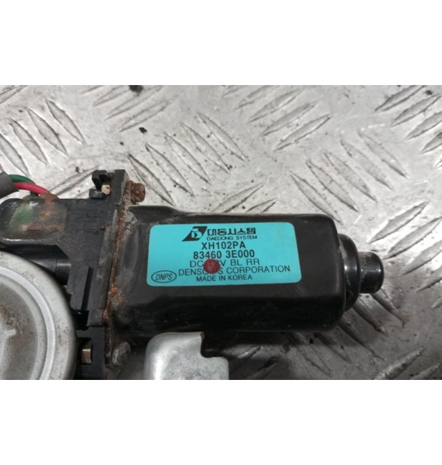 Γρύλλος - Μηχανισμός Παραθύρου Με Μοτερ Πισω Δεξια Kia Sorento 2002-2010 834603E000 2 pins