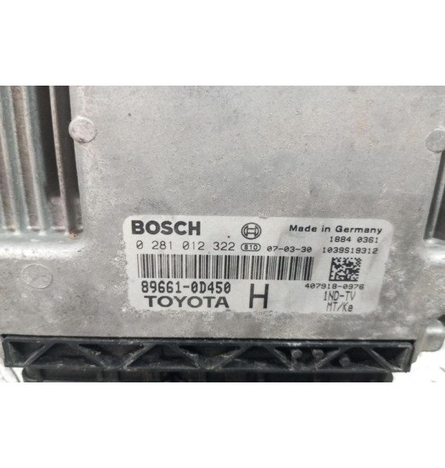 Σετ Immobilizer Toyota Yaris 2006-2012 89780-0D010 89783-0D020 N0502241256B 89661-0D450