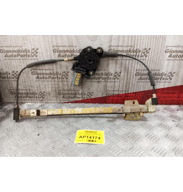 Γρύλλος - Μηχανισμός Παραθύρου Με Μοτερ Fiat Seicento Εμπρος Αριστερα 1998-2001 3 Πορτο 2 pins