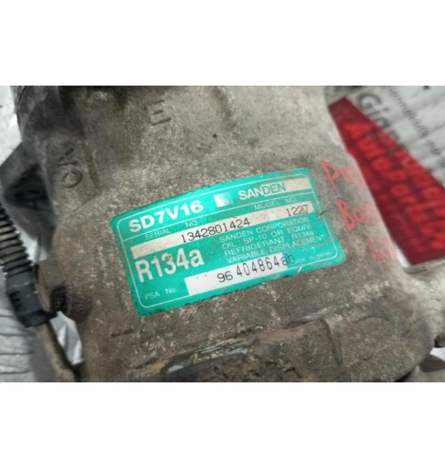 Κομπρεσέρ Aircondition Peugeot Boxer Κωδ.Κινητηρα 4HY 2002-2006 9640486480 1227
