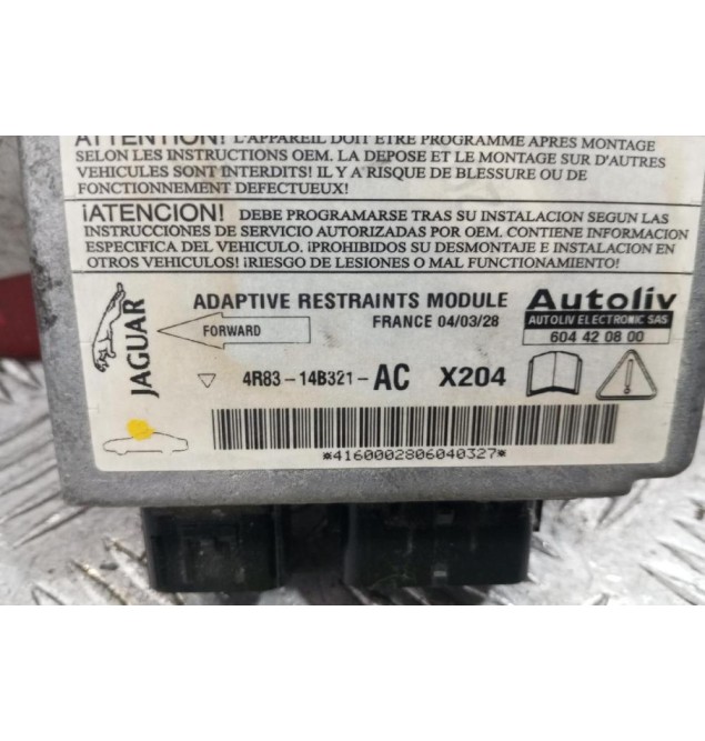 Μοναδα Ελεγχου Αεροσακου Jaguar S-Type 1999-2004 4R83-14B321