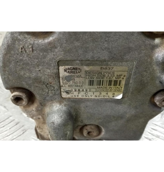 Κομπρεσέρ Aircondition - A/C Κωδ.Κινητηρα 176B9000 Fiat Punto 1999-2001 465144430