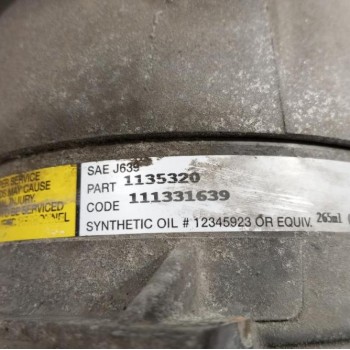 Κομπρεσέρ Aircondition Renault Laguna II Κωδ.Κινητηρα F4P 2000-2007 1135320 R134a