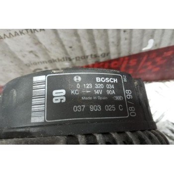 Δυναμό Volkswagen Golf Κωδ.Κινητηρα ΑΗW 1996-2000 0123320034 037903025C