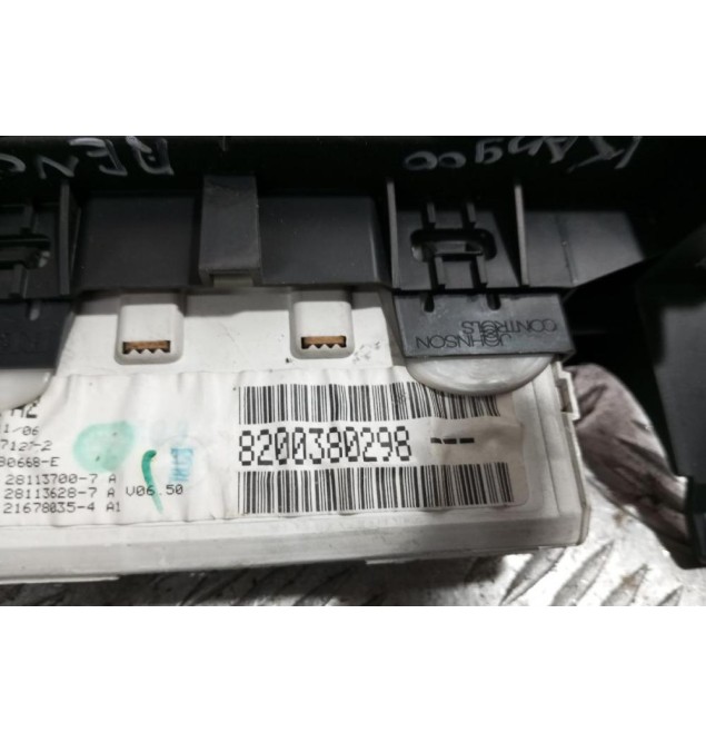 Οθόνη Ωρας/Θερμοκρασιας Renault Kangoo 2003-2008 1 Φις 8200380298