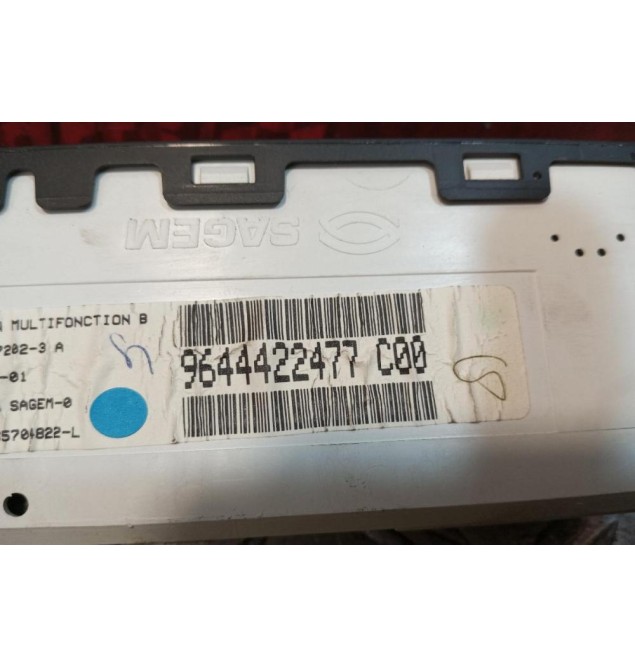 Οθονη Ενδειξεων Citroen C5 2001-2004 1 φις 9644422477