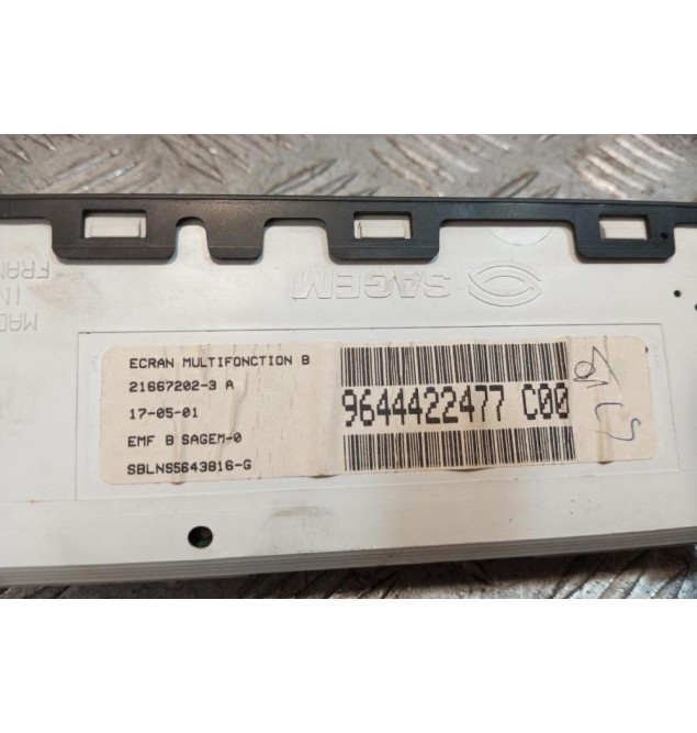 Οθονη Ενδειξεων Citroen C5 2001-2004 1 φις 9644422477