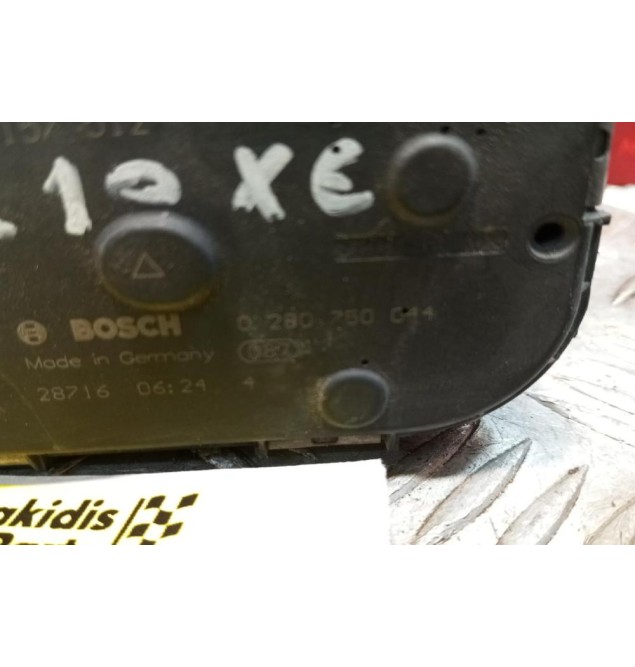 Πεταλούδα Γκαζιού Opel Corsa C Κωδ.Κινητηρα Z10XE 2000-2006 0280755044 6 pins