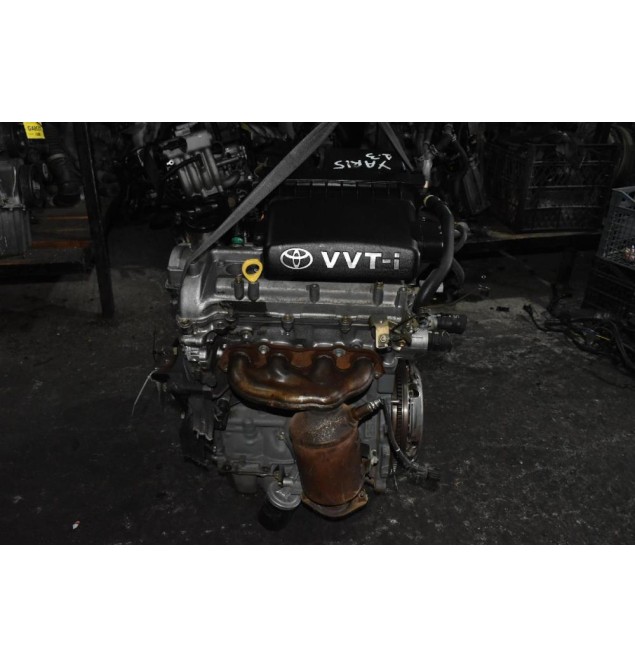 Κινητήρας - Μοτέρ Toyota Yaris 1.3 2SZ 2002-2006 (Γαλαζια μπεκ,αλουμινιο καρτερ) (Σπασμένος Καθρέφτης)