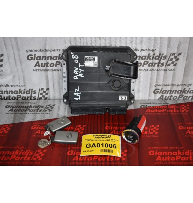 Εγκέφαλος Κινητήρα-Σετ Immobilizer Toyota RAV4 2.0 1AZ 2001-2010 DENSO 89661-42D50