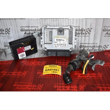 Εγκέφαλος Σετ Immobilizer Hyundai Tucson D4EA 2004-2015 0281013422 95400-2E241