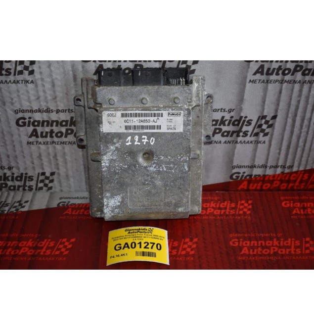 Εγκέφαλος Κινητήρα Ford Transit 2005-2010 DCU-101 6C1112A650AK 6C11-12A650-AJ 2.4 TDCI