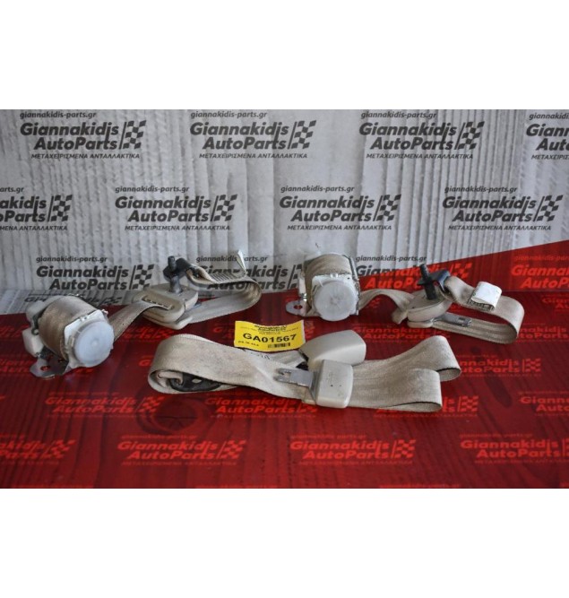 Ζώνες Πίσω Καθισμάτων Σετ Toyota Hilux KUN 2005-2015