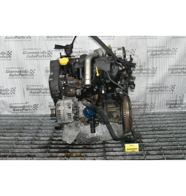 Κινητήρας - Μοτέρ Renault Scenic - Megane 1.5 DCI 106PS K9K P 732 2005-2010 (Αντλία Siemens  A2C20000754) Μίζα Εμπρός