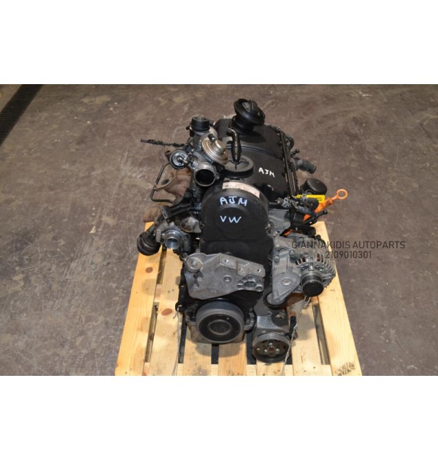 Κινητήρας - Μοτέρ Audi A4 - Passat - Bora - Golf 1.9 TDI 115PS AJM 1997-2005