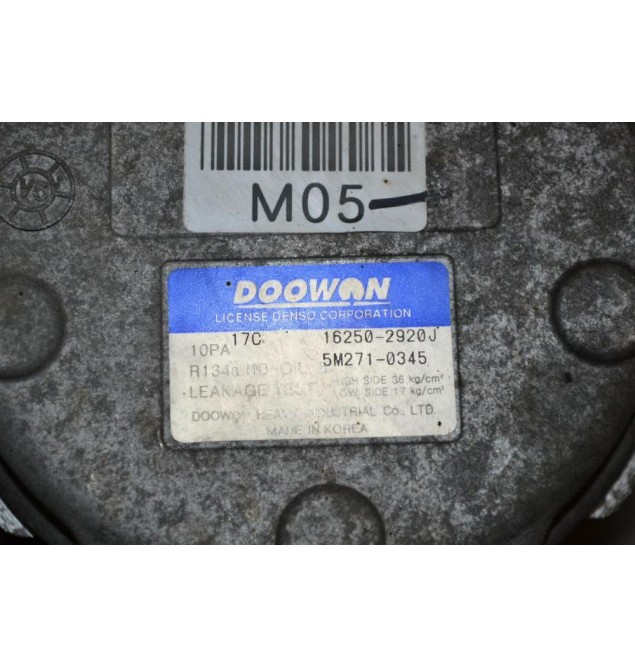 Κομπρεσέρ Aircondition - A/C Kia Sportage 2.0cc 140PS D4EA 2004-2009 16250-2920J