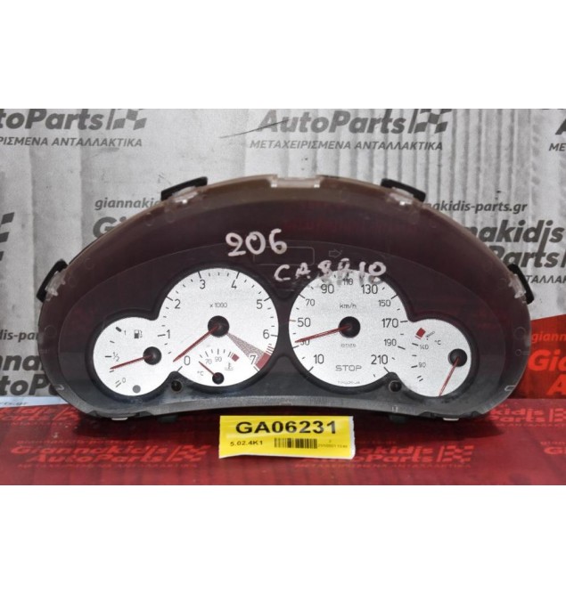 Καντράν - Κοντέρ Peugeot 206 CABRIO 1998-2006 9645847380