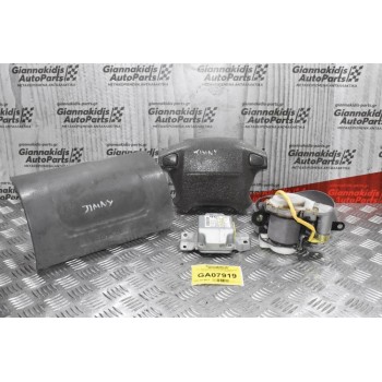 Σετ Αερόσακων Suzuki Jimny 1998-2010 (Λείπει η ζωνη του Συνοδηγού)