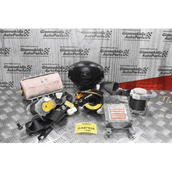 Σετ Αερόσακων Κομπλέ Subaru Legacy 2004-2010 (Λείπει το καπάκι του Συνοδηγού)