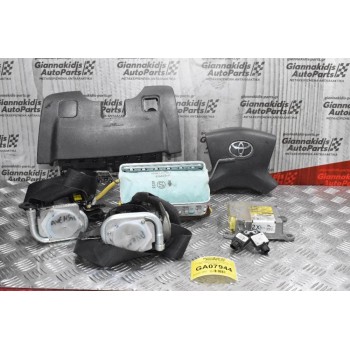 Σετ Αερόσακων Κομπλέ Toyota Avensis 2003-2008 (Λείπει το Καπάκι του Συνοδηγού)