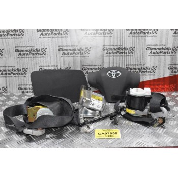 Σετ Αερόσακων Κομπλέ Toyota Yaris 2001-2005 (3 πορτο)