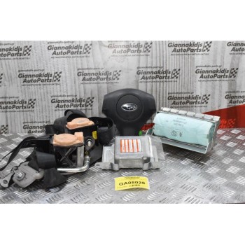 Σετ Αερόσακων Κομπλε Subaru Impreza 2006-2008 (Λείπει το Καπάκι του Συνοδηγού)