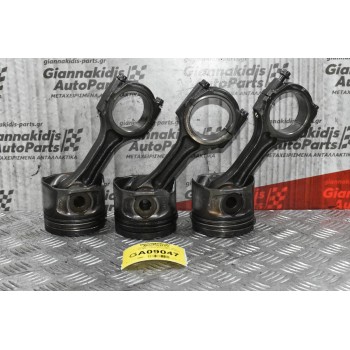 Πιστόνια-Μπιελα Toyota Hilux 1KD 2003-2009 (Εξωτερική Διάμετρος 96mm) (Τρύπα Εμβόλου 52mm)