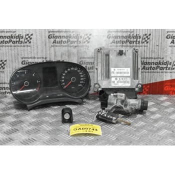 Εγκέφαλος Σετ Immobilizer Volkswagen Amarok CDC BiTdi 2.0cc 163ps 03L906019FA 0281018004 2H0920861